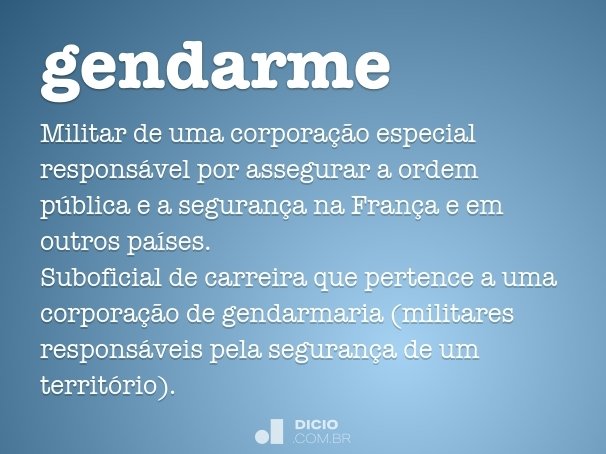 gendarme