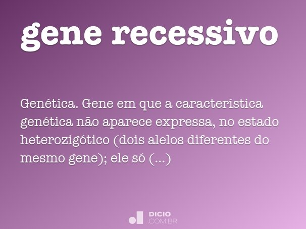 gene recessivo