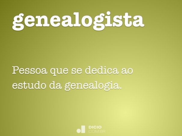 genealogista