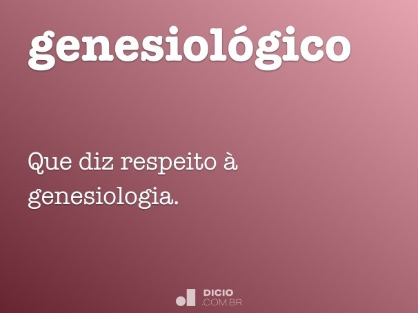 genesiológico