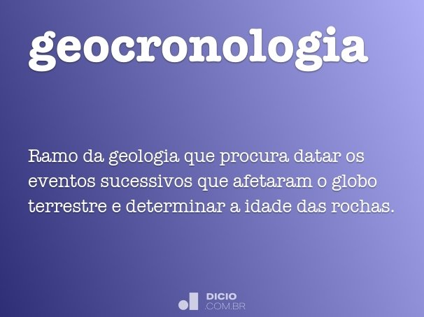 geocronologia