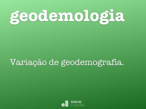 geodemologia