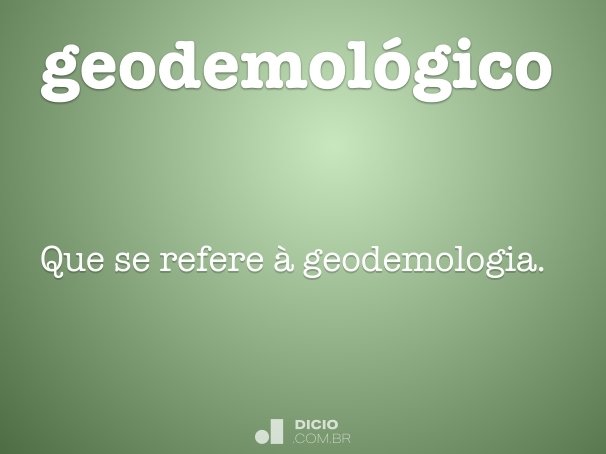 geodemológico
