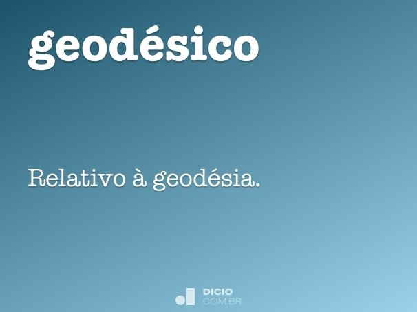 geodésico