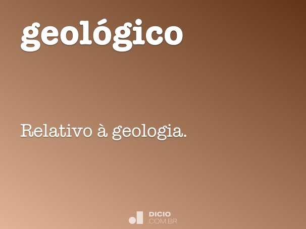 geológico