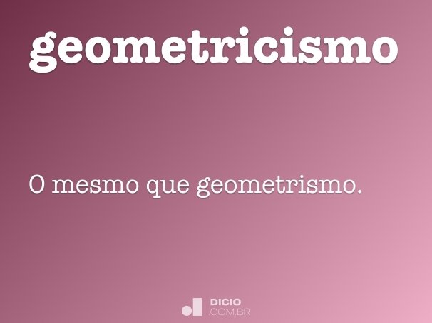 geometricismo