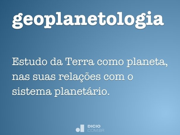 geoplanetologia