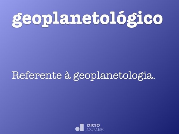 geoplanetológico