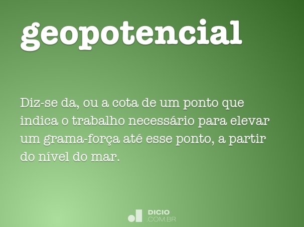 geopotencial