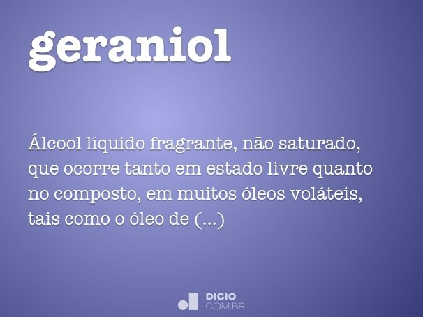 geraniol