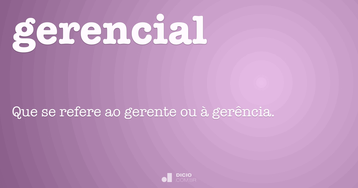 Gerencial Dicio, Dicionário Online de Português