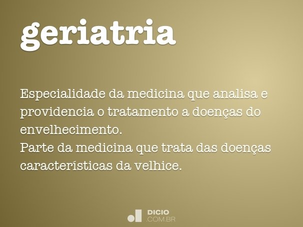 geriatria