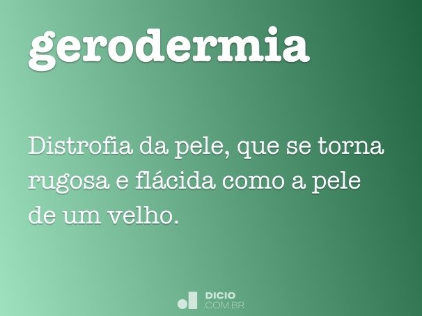 gerodermia