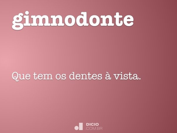 gimnodonte