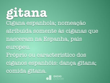 Gitano - Dicio, Dicionário Online de Português