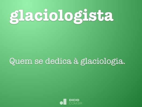 glaciologista