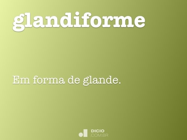 glandiforme