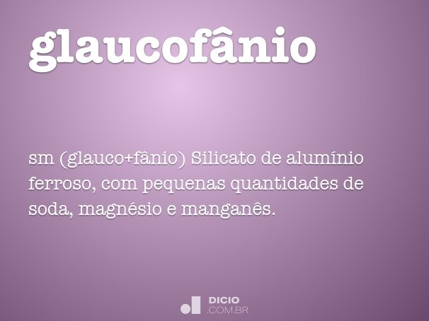 glaucofânio