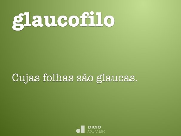glaucofilo