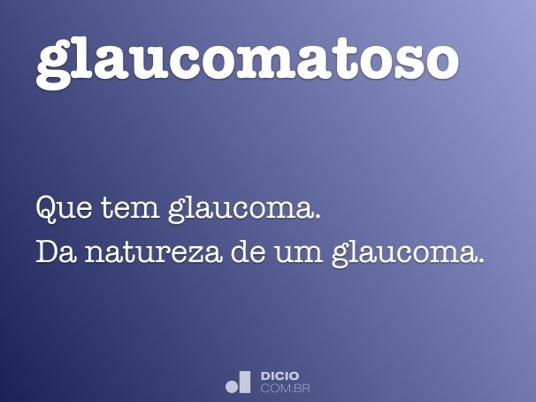 glaucomatoso