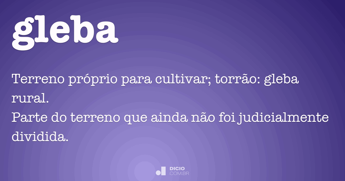 Gleba Dicio, Dicionário Online de Português