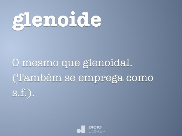 glenoide