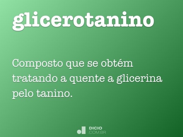 glicerotanino
