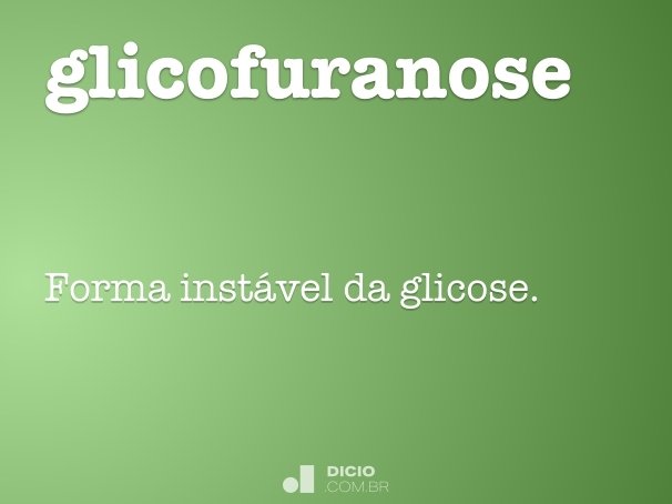glicofuranose