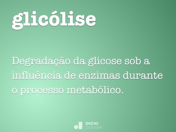 glicólise