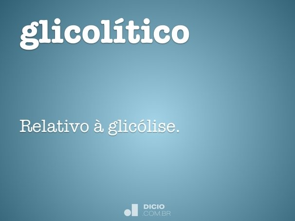 glicolítico