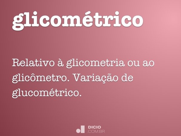 glicométrico
