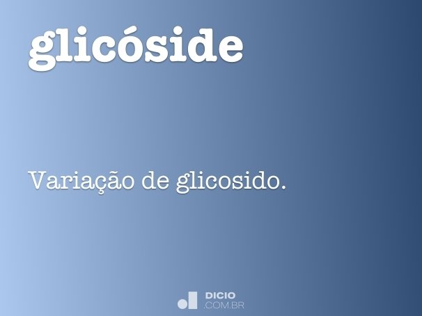 glicóside