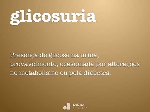 glicosuria