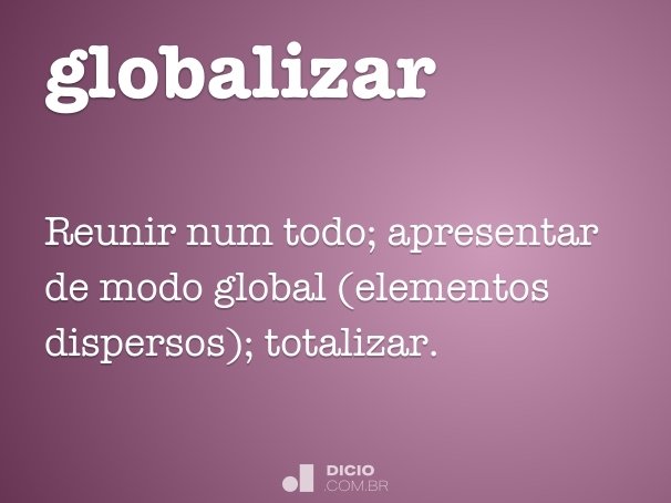globalizar