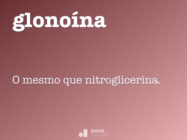 glonoína