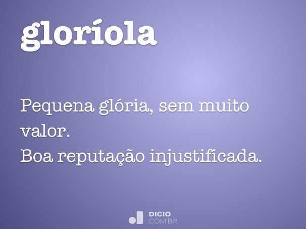 gloríola