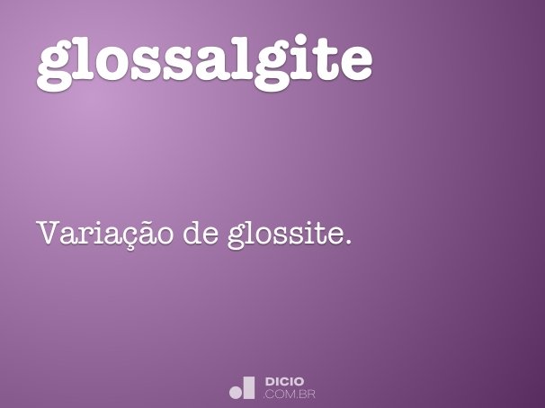 glossalgite