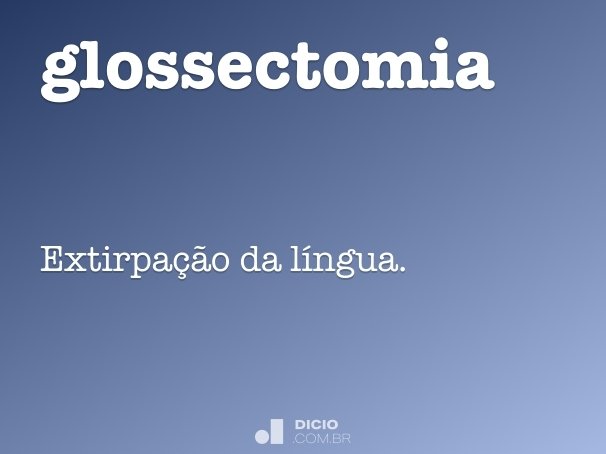 glossectomia