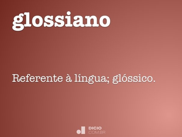 glossiano