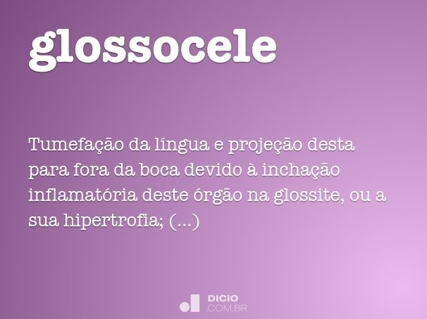 glossocele