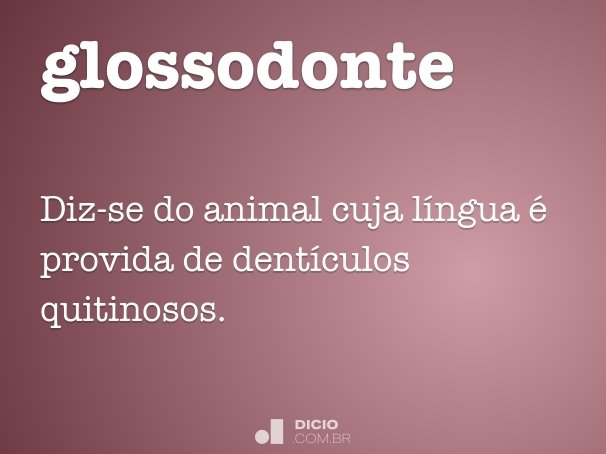 glossodonte