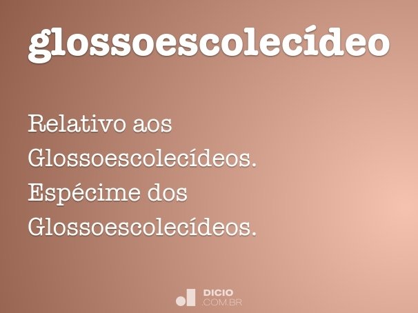 glossoescolecídeo