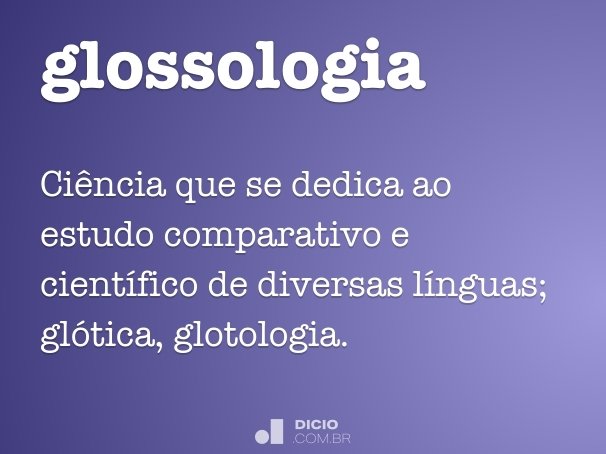 glossologia