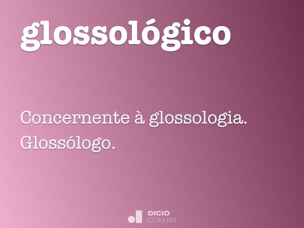 glossológico