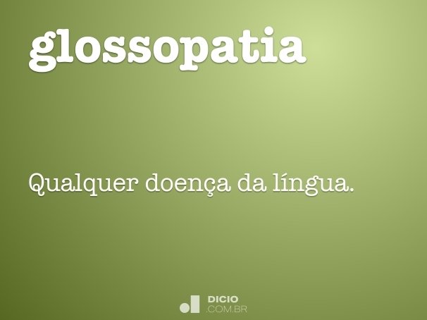 glossopatia