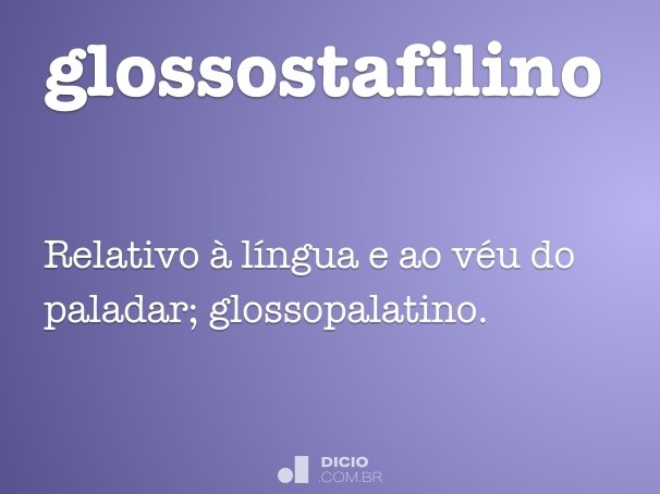 glossostafilino