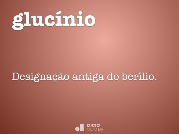 glucínio