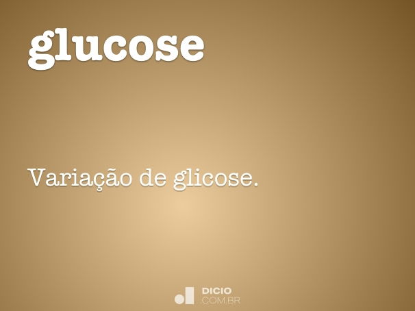 glucose