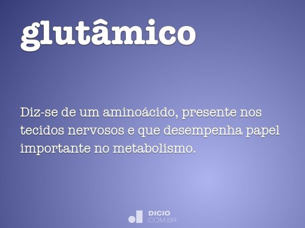 glutâmico