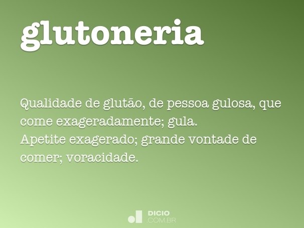 glutoneria